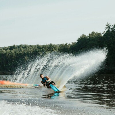 Plenty of water sports and activities. Water skiing at Deep Creek lake